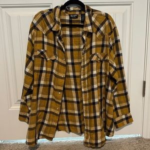 Wrangler Retro pearl snap button up